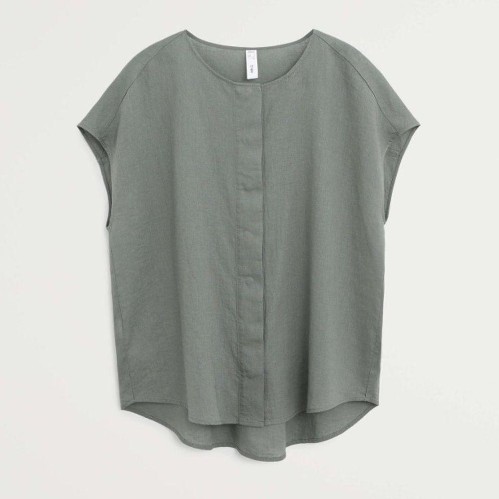 Mango linen top/ blouse
